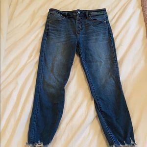 Abercrombie button up blue jeans